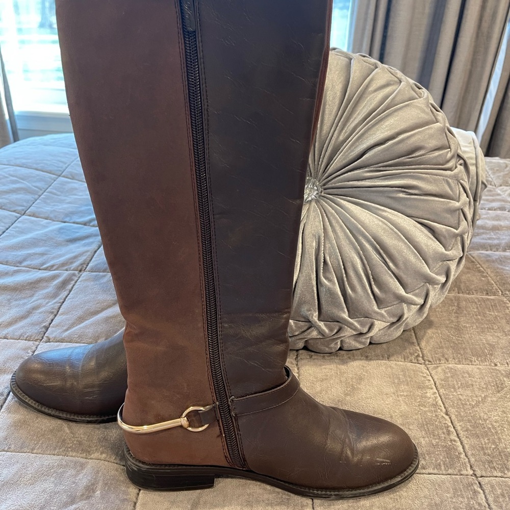 Wanted Brown Suede Boots